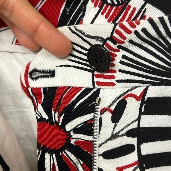 Dolce & Gabbana Floral Print Wide Leg Jeans - Picture 4 of 6